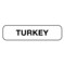 Nevs Turkey Label 1/2" x 1-1/2" DIET-573 - alternate 1